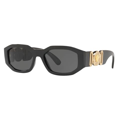 versace black and white big|black and white Versace sunglasses.